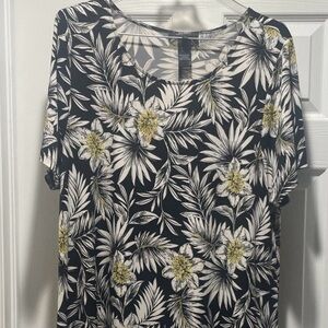 Karen Kane Monochrome Floral Dress